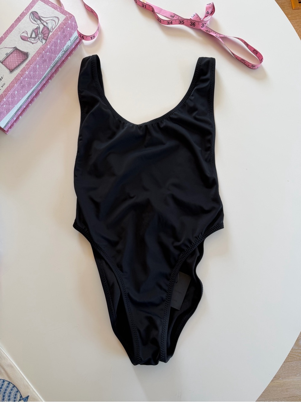 Black One-Piece Swimsuit